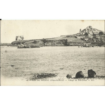 CPA: ILE de BREHAT, Village de Not-Goven, vers 1920