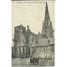 CPA: GUINGAMP, la Basilique de Bon Secours, années 1900
