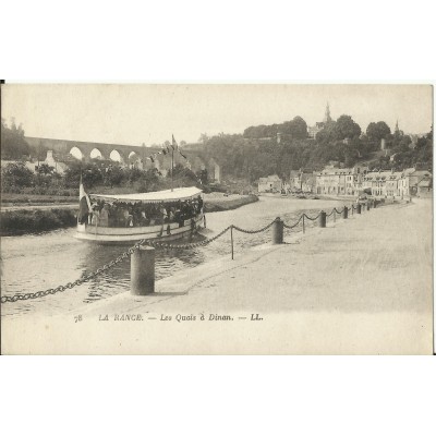 CPA: DINAN, les Quais de la Rance, années 1900