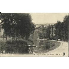 CPA: DINAN, Le Canal allant à Léhon, vers 1910