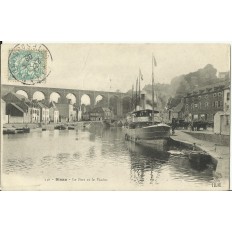 CPA: DINAN, Le Port, Animé, vers 1900