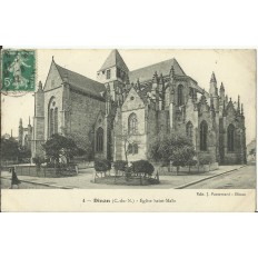 CPA: DINAN, Eglise Saint-Malo, vers 1900