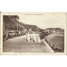 CPA: BINIC, Arrivée au Goulet & la Plage, années 1920.