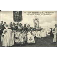 CPA: STE-ANNE LA PALUE, Procession du Pardon, vers 1920