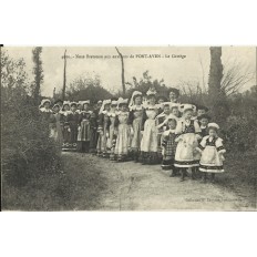 CPA: PONT-AVEN, Noce Bretonne, Années 1910