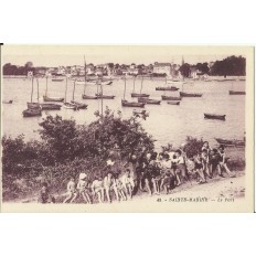 CPA: SAINT-MARINE, le Port, Animée, vers 1920
