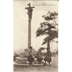 CPA: SAINT-GILDAS, le Calvaire, vers 1900