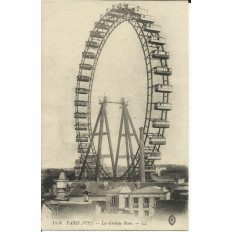 CPA: PARIS (VIIe), La Grande Roue, vers 1900