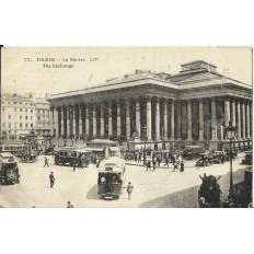 CPA: PARIS , LA BOURSE, Années 1910