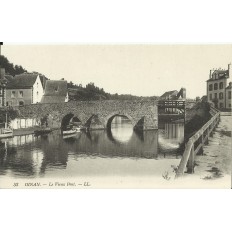 CPA: DINAN, le vieux Pont, 1900