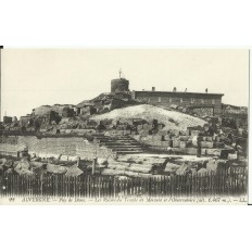 CPA: PUY-DE-DOME, les Ruines du Temple de Mercure, vers 1900