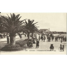 CPA: CANNES, Promenade sur la Croisette, années 1900