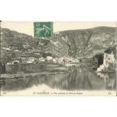 CPA: LE DAUPHINE, Vue Générale de Pont-en-Royans, Années 1900.