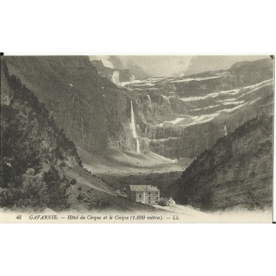 CPA: GAVARNIE, Hotel du Cirque et le Cirque, vers 1900