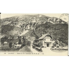 CPA: LOURDES, Chemin de Fer Funiculaire du Pic du Jer, vers 1900