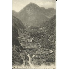 CPA: Route et Cheminde Fer de Pierrefitte à Cauterets, le Limaçon, vers 1900