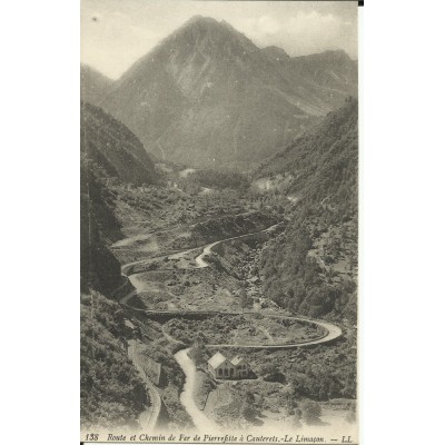 CPA: Route et Cheminde Fer de Pierrefitte à Cauterets, le Limaçon, vers 1900
