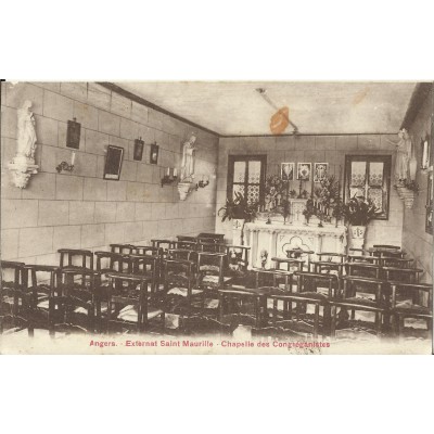 CPA: ANGERS, Externat Saint Maurille - Chapelle des Congréganistes, vers 1920