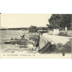 CPA: CAP D'ANTIBES, la Route du Cap, Années 1900