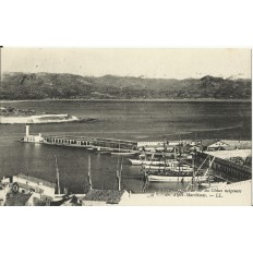 CPA: ANTIBES, Vue sur les Cimes Neigeuses des Alpes-Maritimes, Années 1900