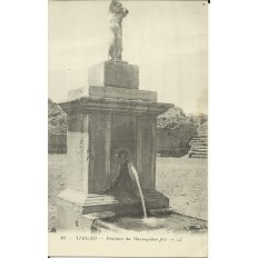 CPA: ALGERIE, TIMGAD, Fontaine du Mannequinn Piss, années 1900