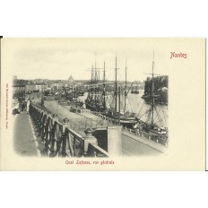 CPA: NANTES, Quai LAFOSSE, années 1890