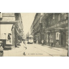 CPA: NANTES, Rue d'Orléans, Animée, vers 1900