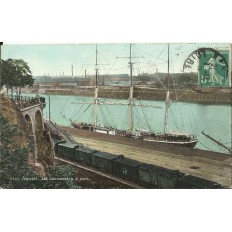 CPA: NANTES, Les Carrières, le Port, vers 1900