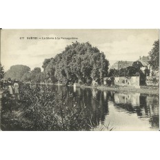CPA: NANTES, La Sèvre à la Persagotière, vers 1910
