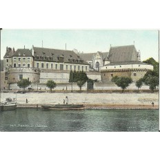 CPA: NANTES, Le Chateau (couleurs) vers 1910