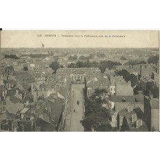 CPA: NANTES, Panorama vers la Préfecture, pris de la Cathédrale, vers 1910