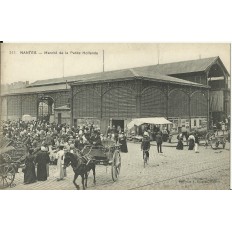 CPA: NANTES, Marché de la Petite Hollande, vers 1900