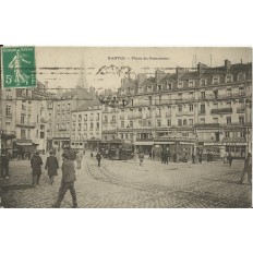 CPA: NANTES, Place du Commerce, vers 1900