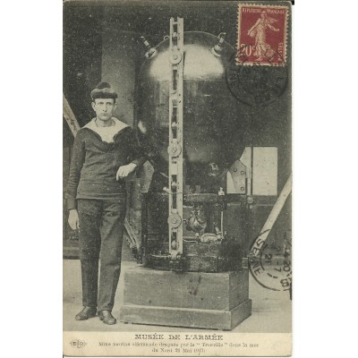 CPA: MUSEE DE L'ARMEE, Mine Allemande "Le Trouville", 1917