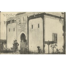CPA: MAROC,Foire de FEZ 1916, un joli Pavillon