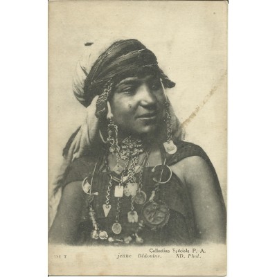CPA: MAROC, Jeune Bédouine, années 1910