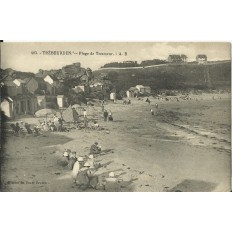 CPA: TREBEURDEN, Plage de Tresmeur, vers 1910