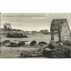 CPA: PLOUMANAC'H, L'Oratoire Saint-Guirec et Chateau de Costaérès, années 1920