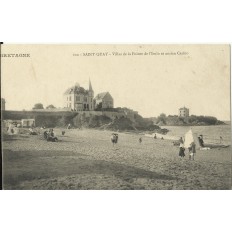 CPA: SAINT-QUAY, Villas de la Pointe de l'Isnin et ancien Casino, années 1900