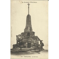 CPA: TREGASTEL, Le Calvaire, années 1900