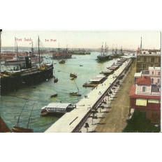 CPA: EGYPTE, Port-Said, Le Port, années 1920