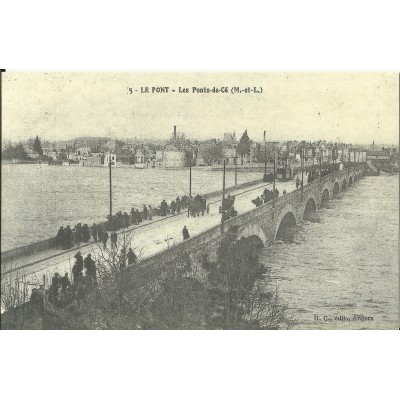 CPA: (REPRO). LES PONTS-de-CE, Le Pont, vers 1900.