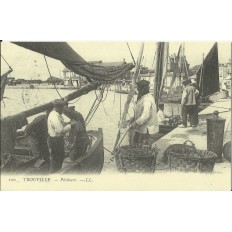 CPA: (REPRO). TROUVILLE, Pecheurs, vers 1900.