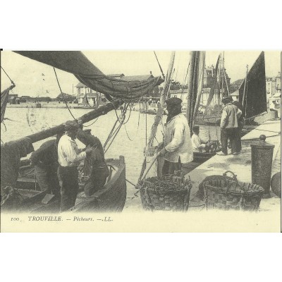 CPA: (REPRO). TROUVILLE, Pecheurs, vers 1900.