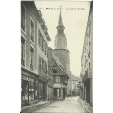 CPA: DINAN, La Tour de l Horloge, vers 1920
