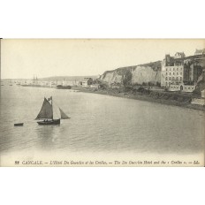 CPA: CANCALE, Hotel Duguesclin & les Crolles, vers 1900.
