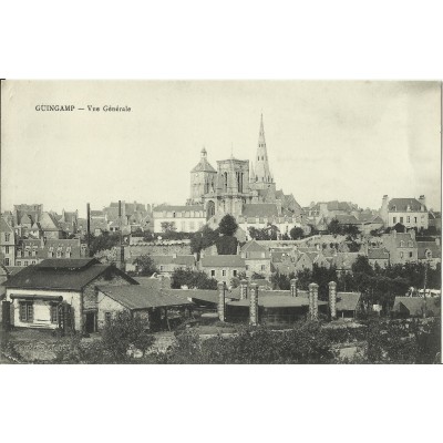 CPA: GUINGAMP, Vue Générale, vers 1910