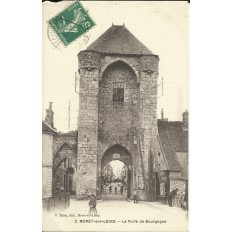 CPA: MORET-SUR-LOING, La Porte de Bourgogne, vers 1900