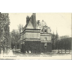 CPA: PALAIS de FONTAINEBLEAU, Pavillon de Sully, vers 1910