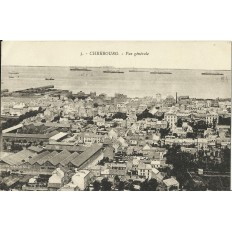 CPA: CHERBOURG, Vue Générale, vers 1900